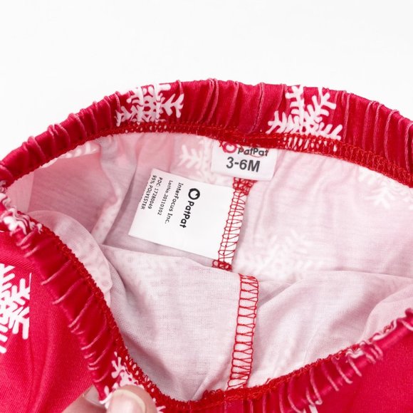 Baby Holiday Bodysuit Jogger Set 'Let It Snow' Graphic Size 3 - 6 Months NEW - Picture 9 of 9